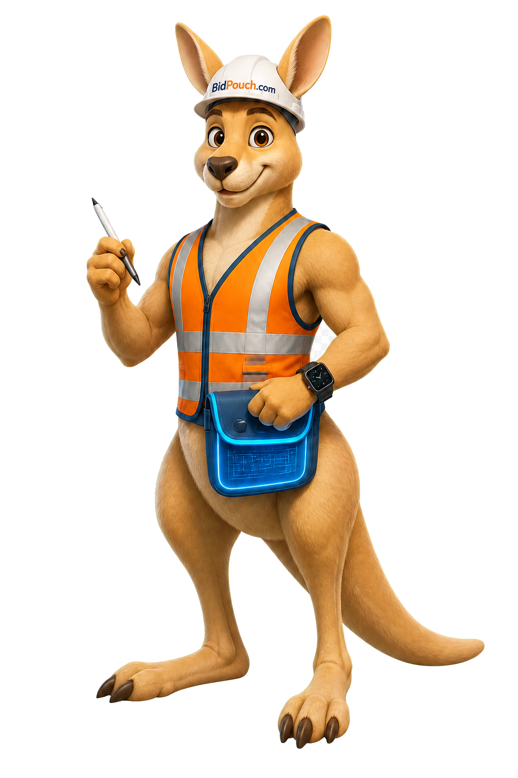 Roofus ready to review project plans and field information